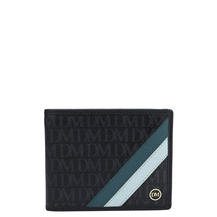 Black Bifold Leather Mens Wallet