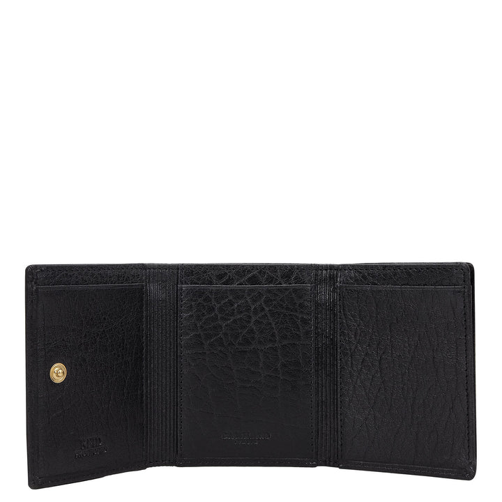 Trifold Men's Wallet - Black