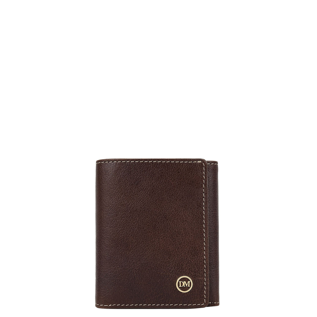 Trifold Men's Wallet - Brown