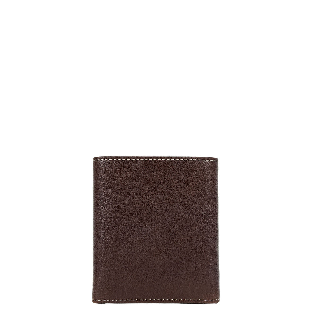 Trifold Men's Wallet - Brown