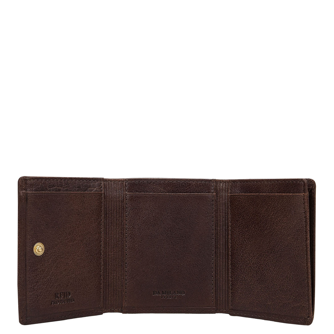 Trifold Men's Wallet - Brown