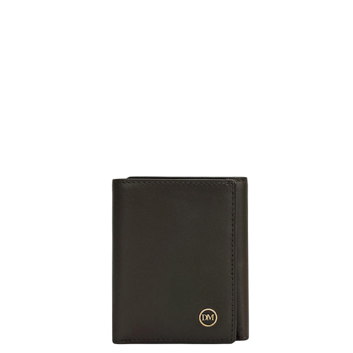 Olive Bifold Leather Mens Wallet