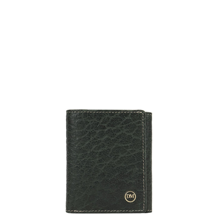 Trifold Men's Wallet - Petrol Green