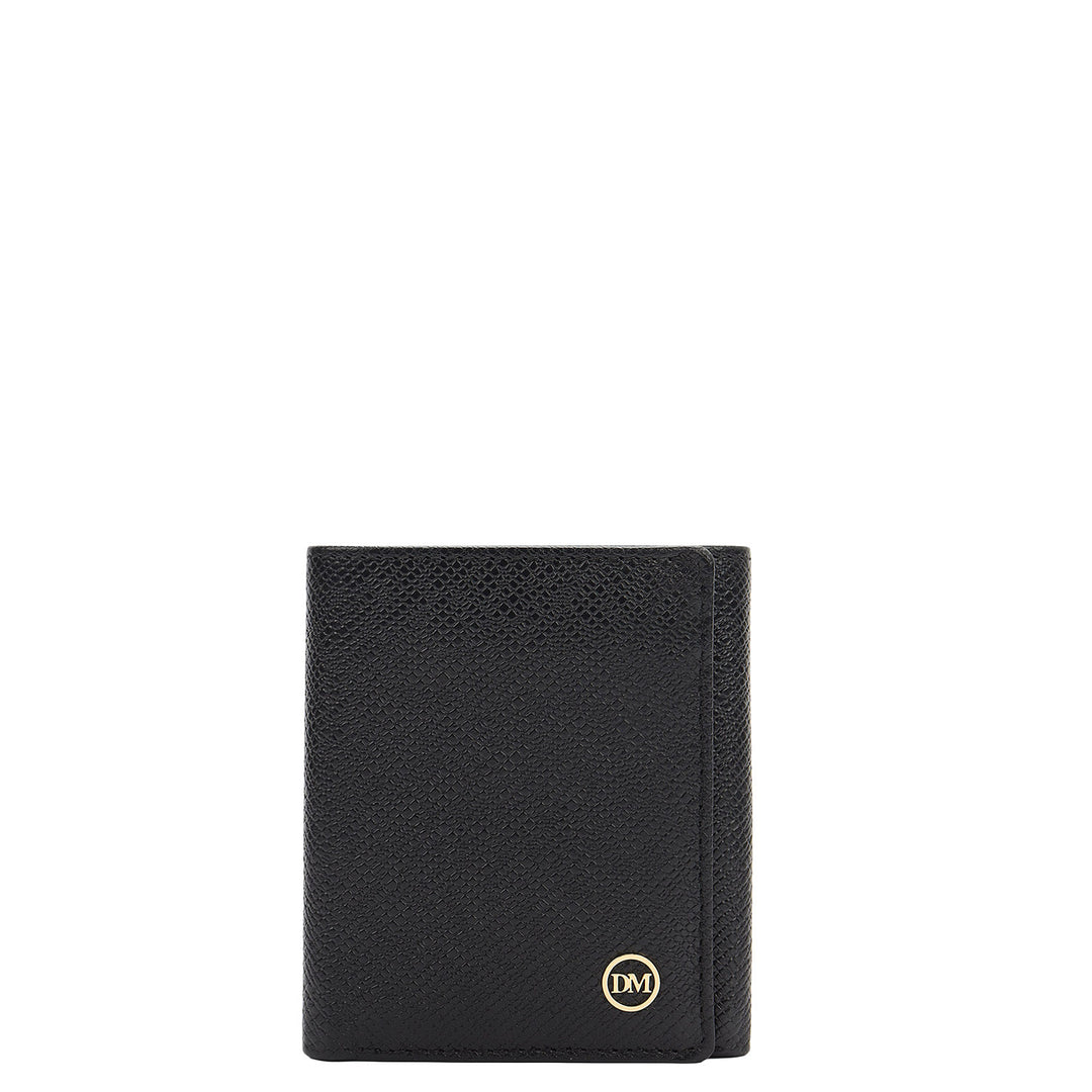 Trifold Men's Wallet - Black