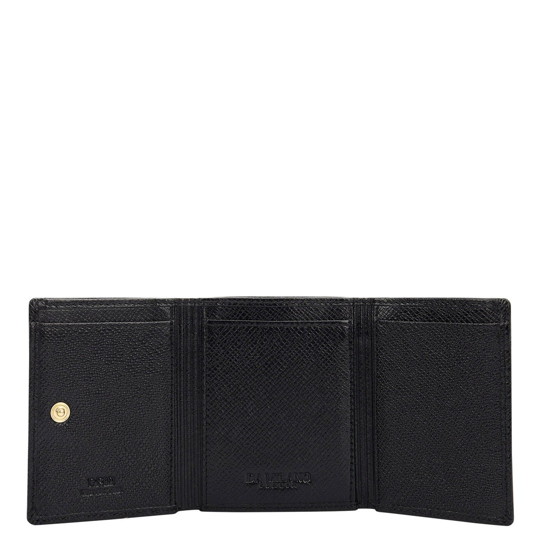 Trifold Men's Wallet - Black