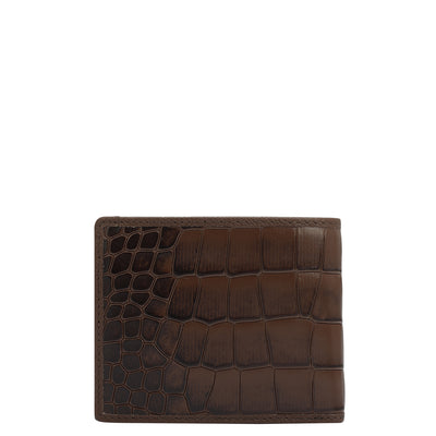 Date Bifold Leather Mens Wallet