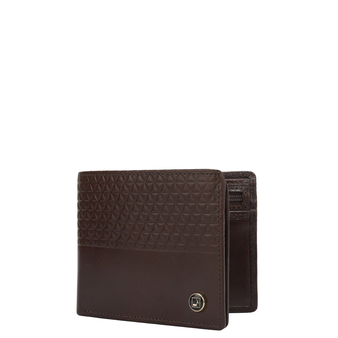 Brown Bifold Leather Mens Wallet
