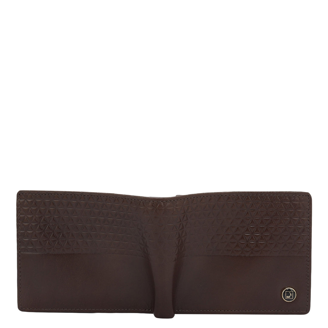 Brown Bifold Leather Mens Wallet