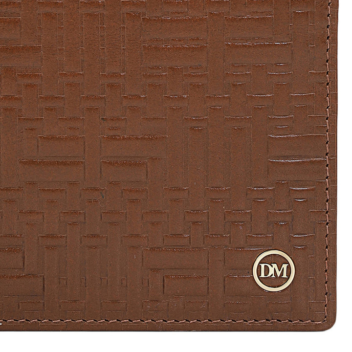 Cognac Bifold Leather Mens Wallet