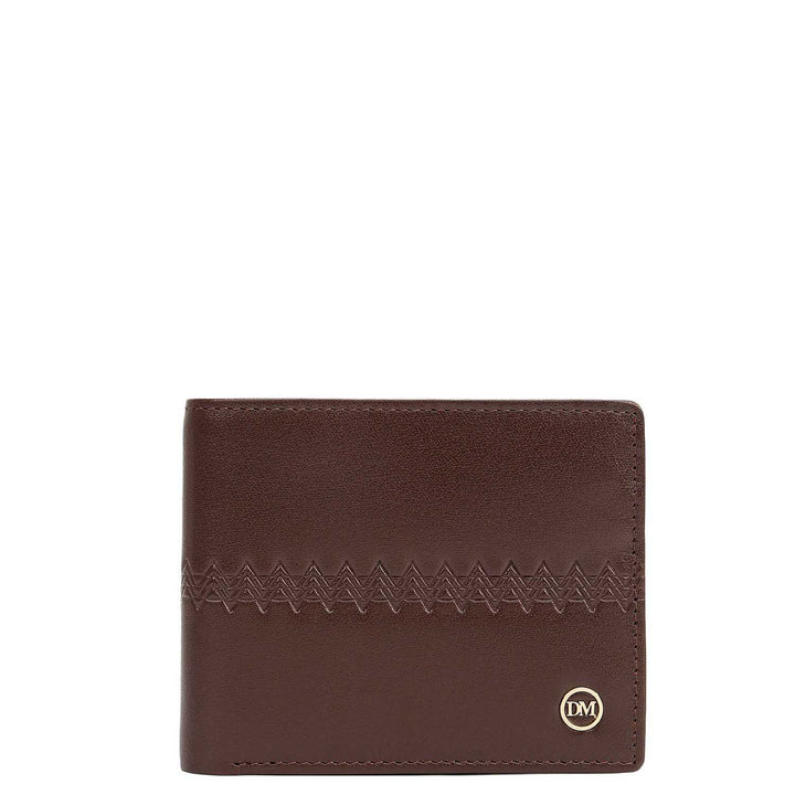 Brown Bifold Leather Mens Wallet