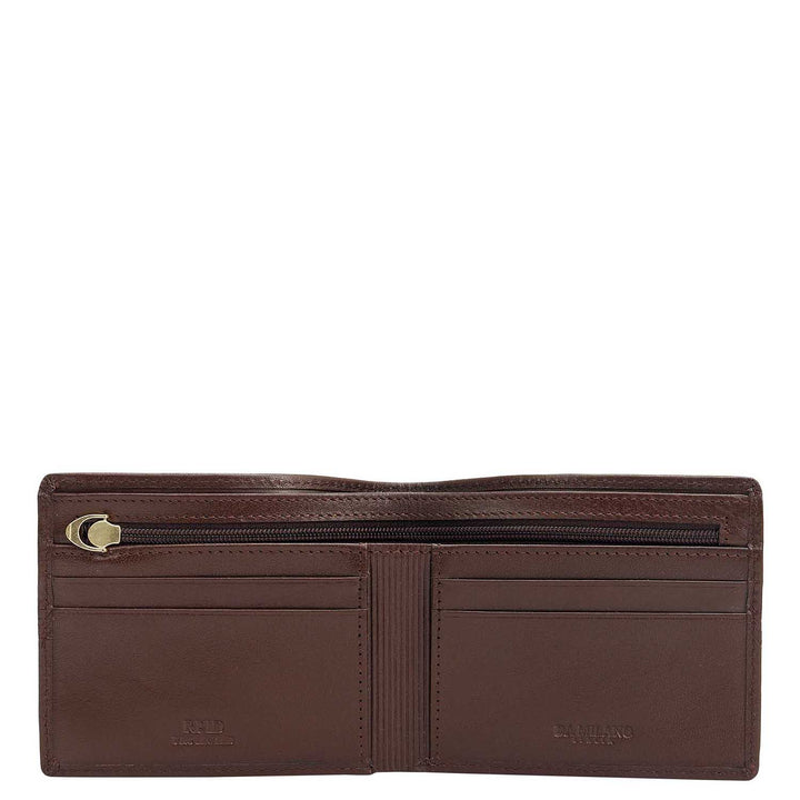 Brown Bifold Leather Mens Wallet