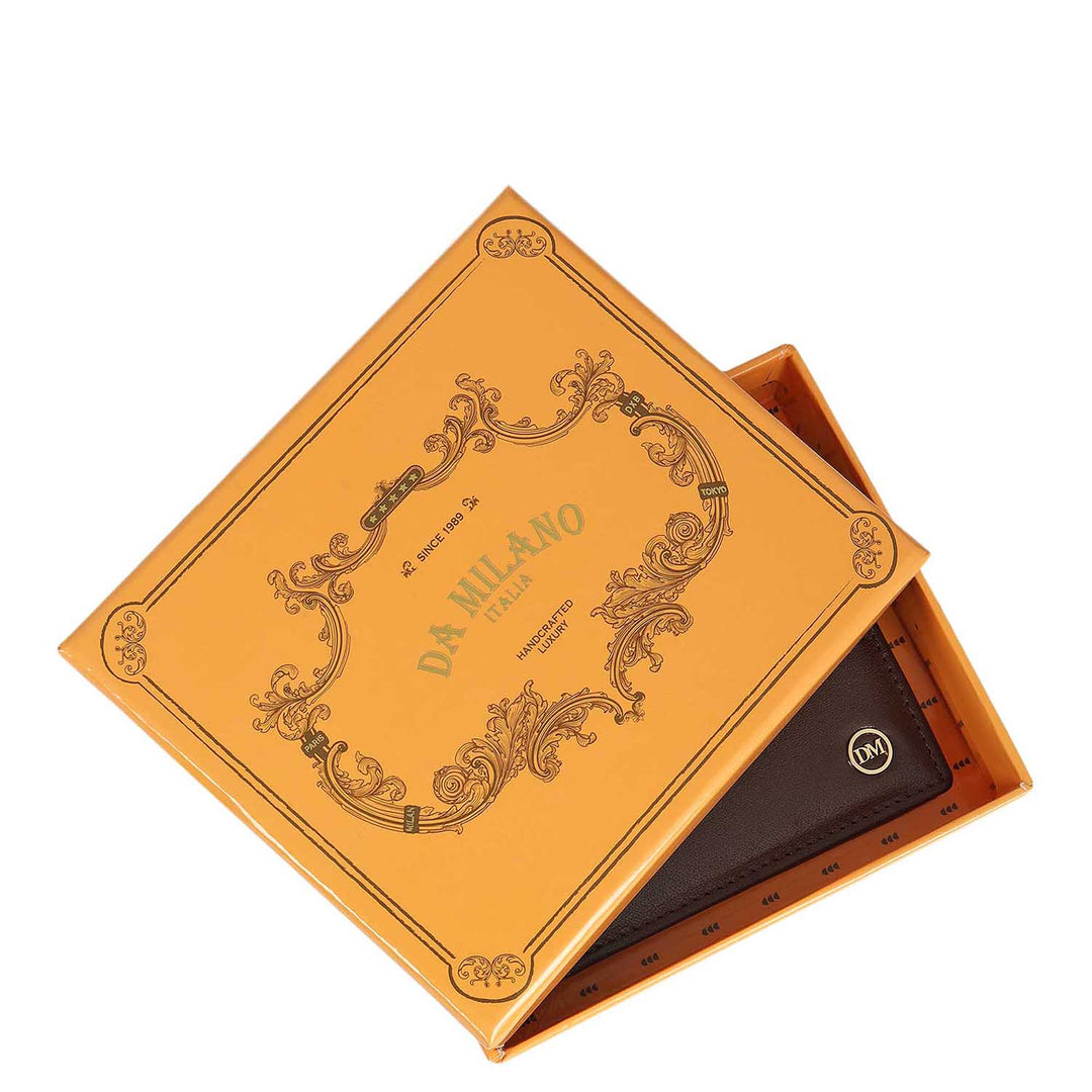 Brown Bifold Leather Mens Wallet