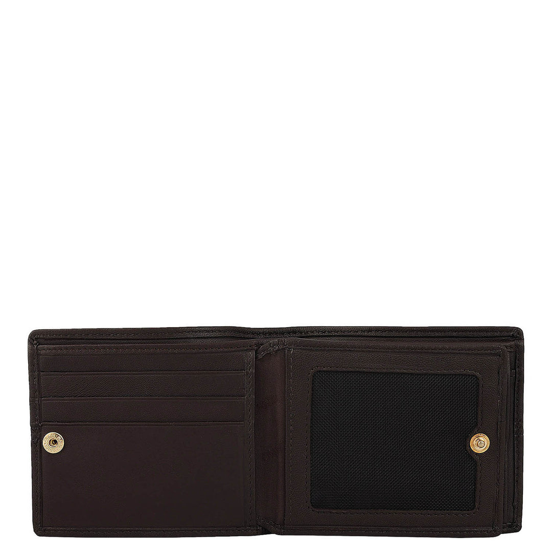 Brown Bifold Leather Mens Wallet