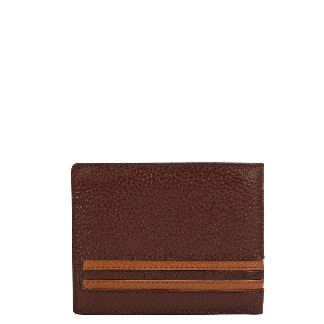 Espresso Bifold Leather Mens Wallet