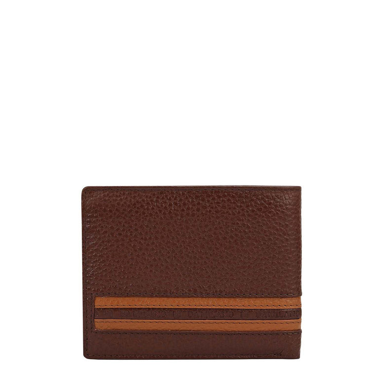 Espresso Bifold Leather Mens Wallet