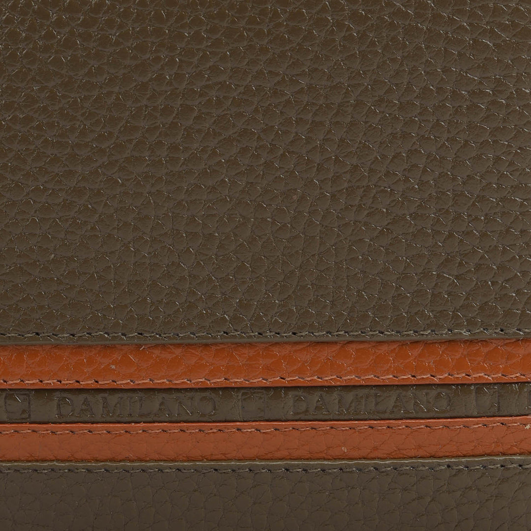 Wax Leather Mens Wallet - Moss