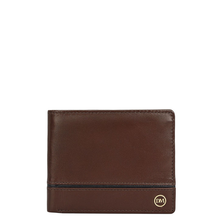 Brown Bifold Leather Mens Wallet