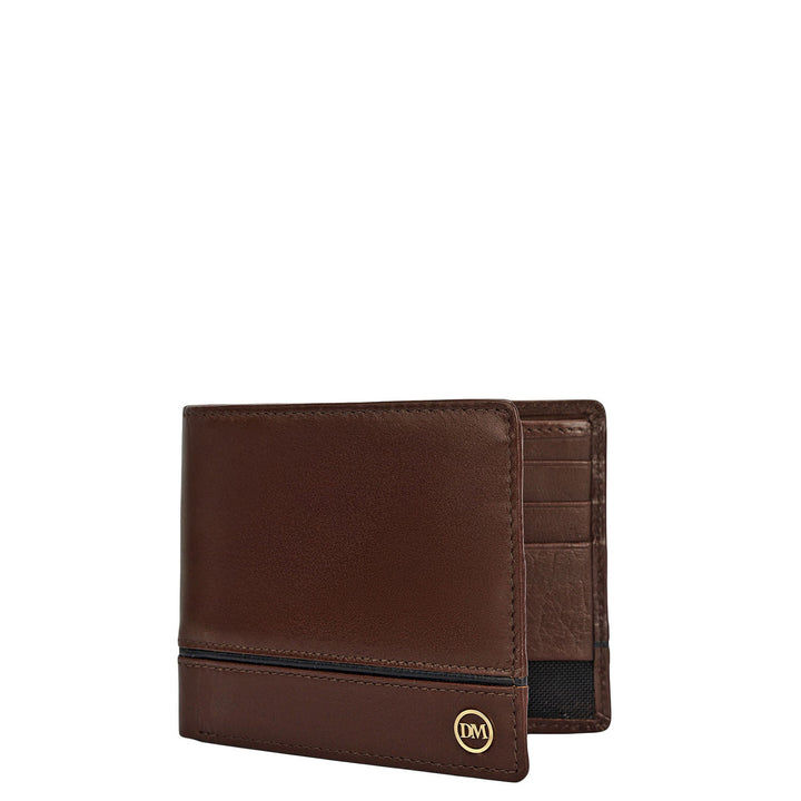 Brown Bifold Leather Mens Wallet