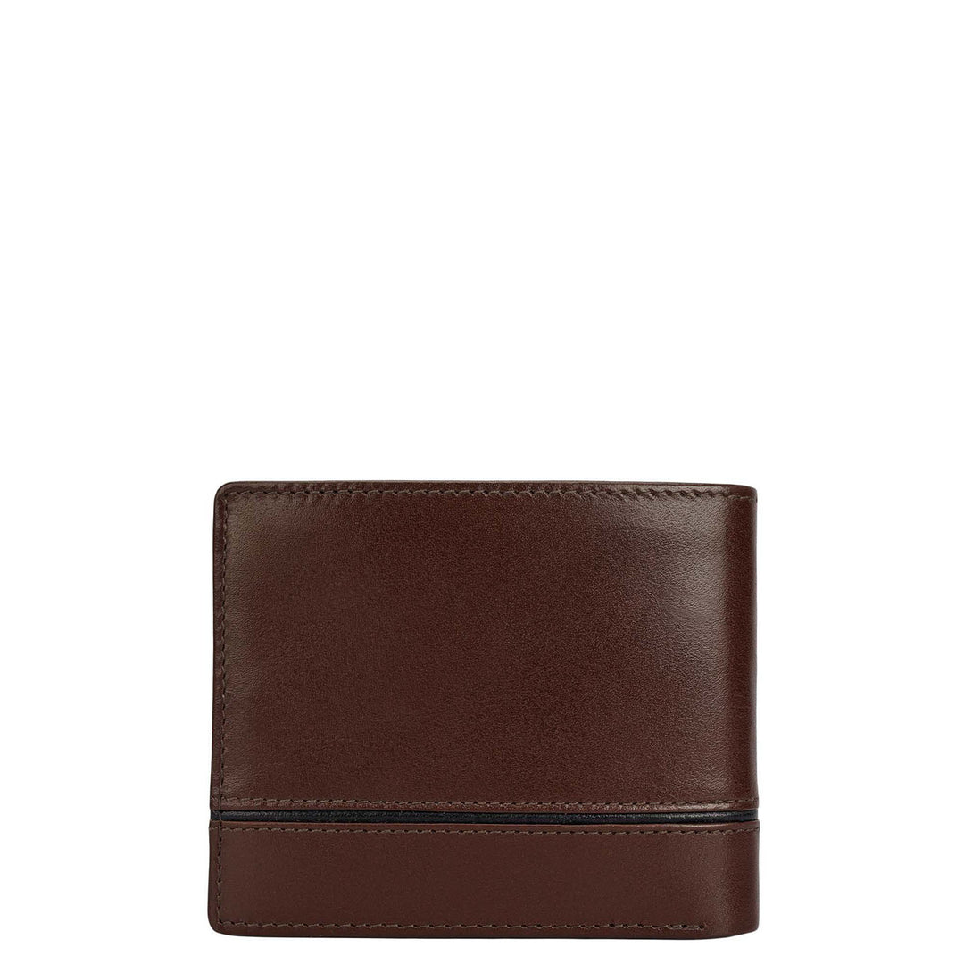 Brown Bifold Leather Mens Wallet