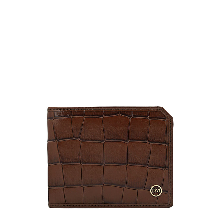 Date Bifold Leather Mens Wallet