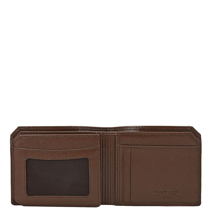 Date Bifold Leather Mens Wallet