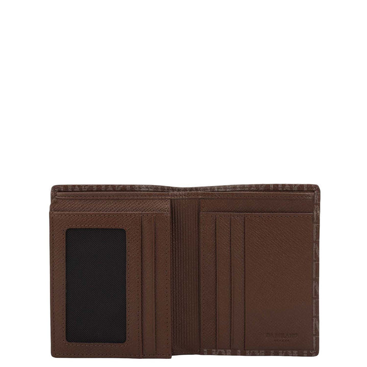 Date Bifold Leather Mens Wallet