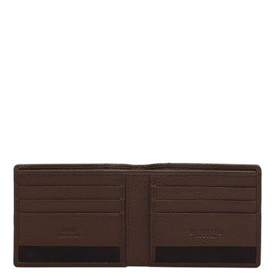Espresso Bifold Leather Mens Wallet
