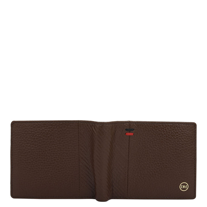 Espresso Bifold Leather Mens Wallet