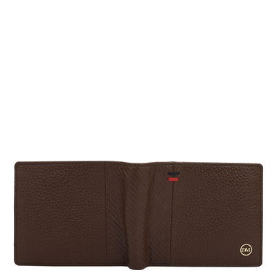 Espresso Bifold Leather Mens Wallet