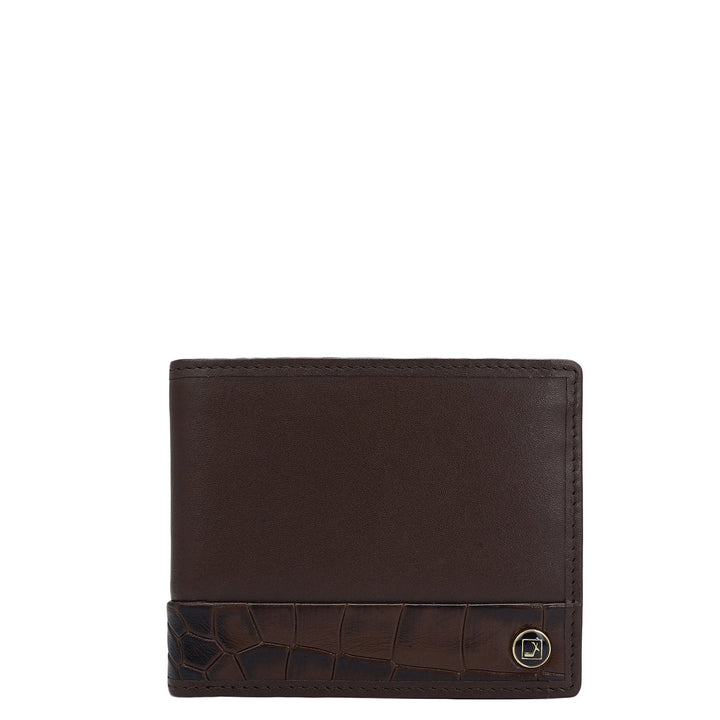 Brown Bifold Leather Mens Wallet