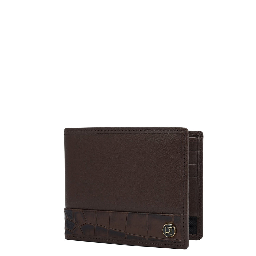 Brown Bifold Leather Mens Wallet