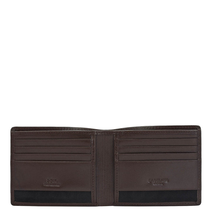 Brown Bifold Leather Mens Wallet