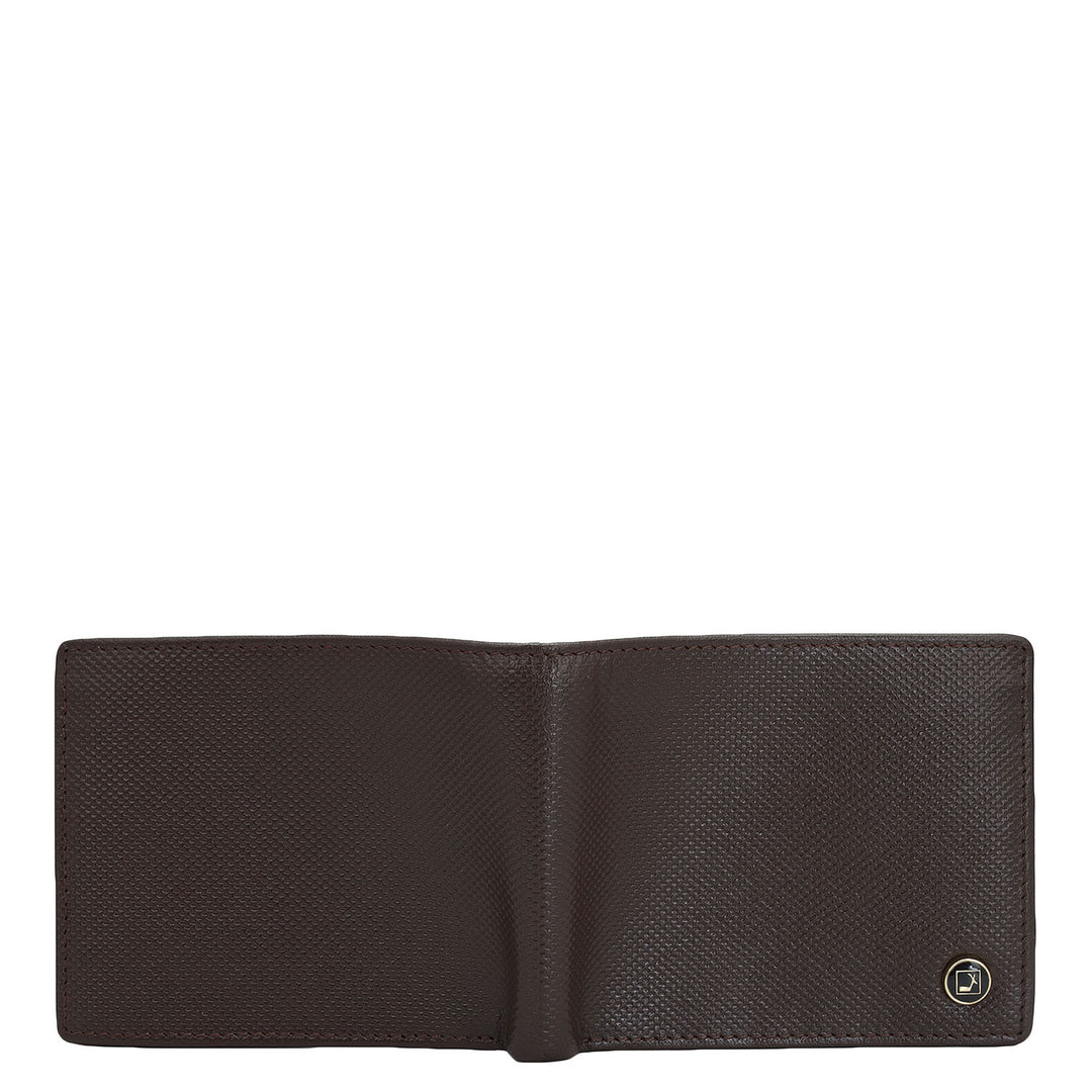 Brown Bifold Leather Mens Wallet