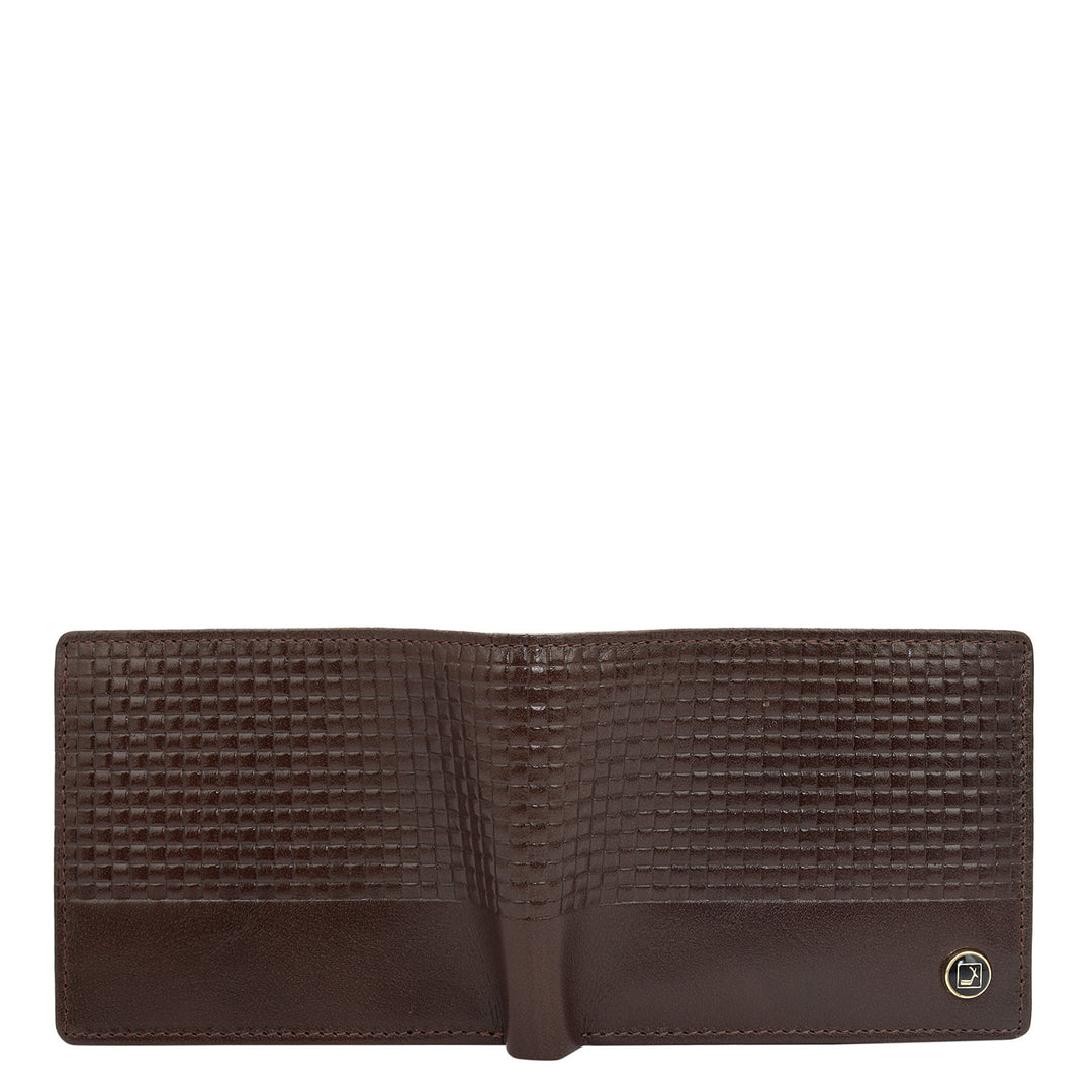 Brown Bifold Leather Mens Wallet