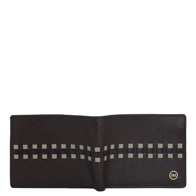 Chocolate Bifold Leather Mens Wallet