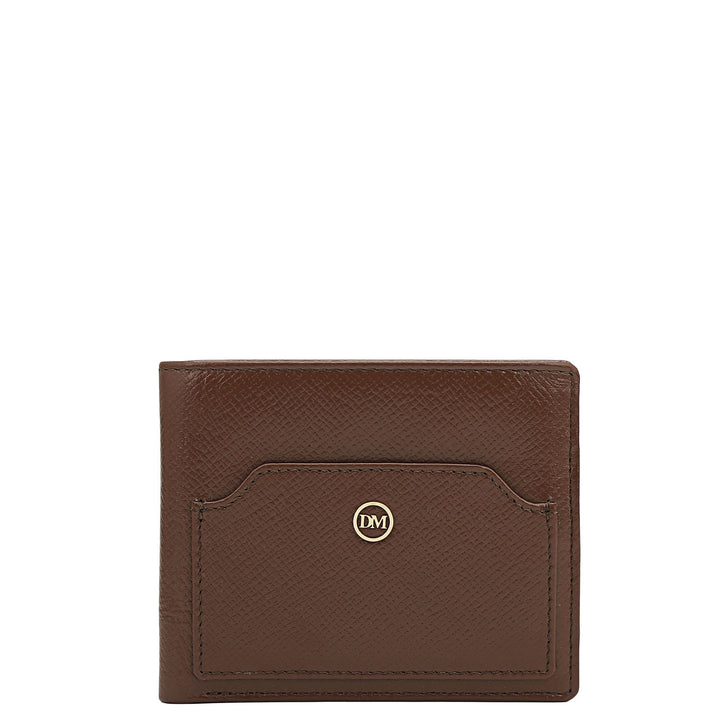 Date Bifold Leather Mens Wallet