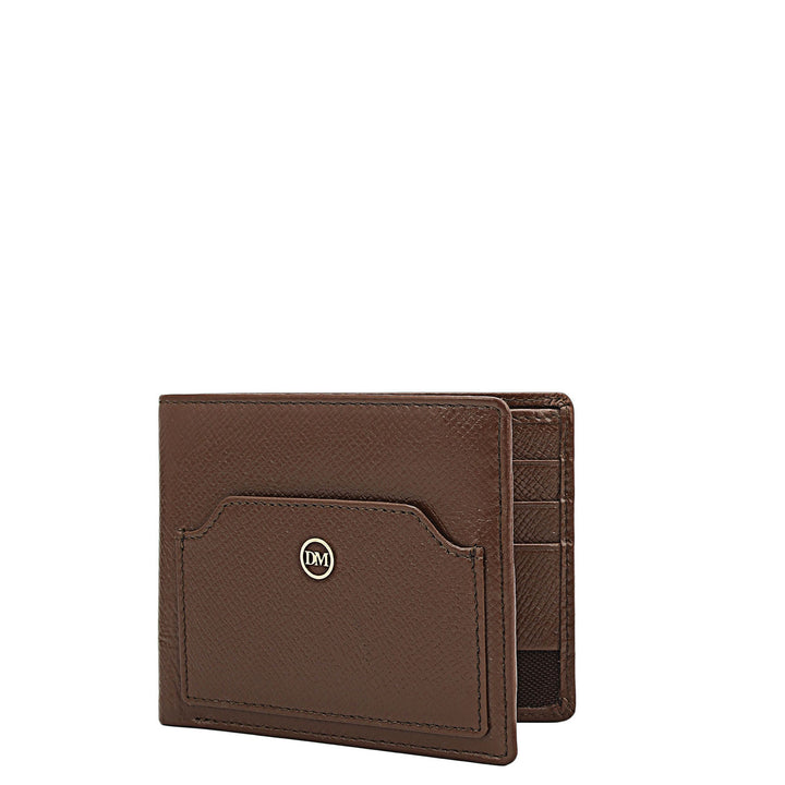 Date Bifold Leather Mens Wallet