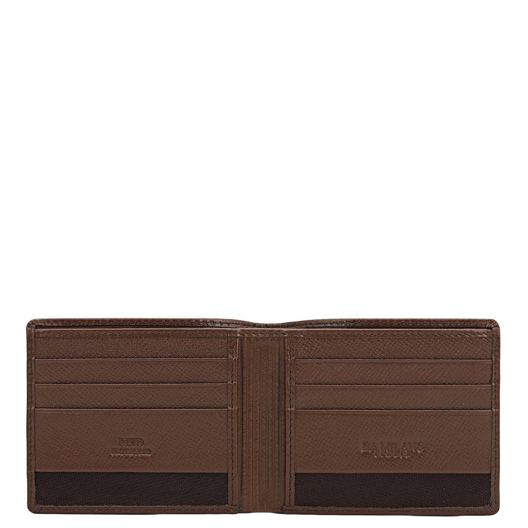Date Bifold Leather Mens Wallet
