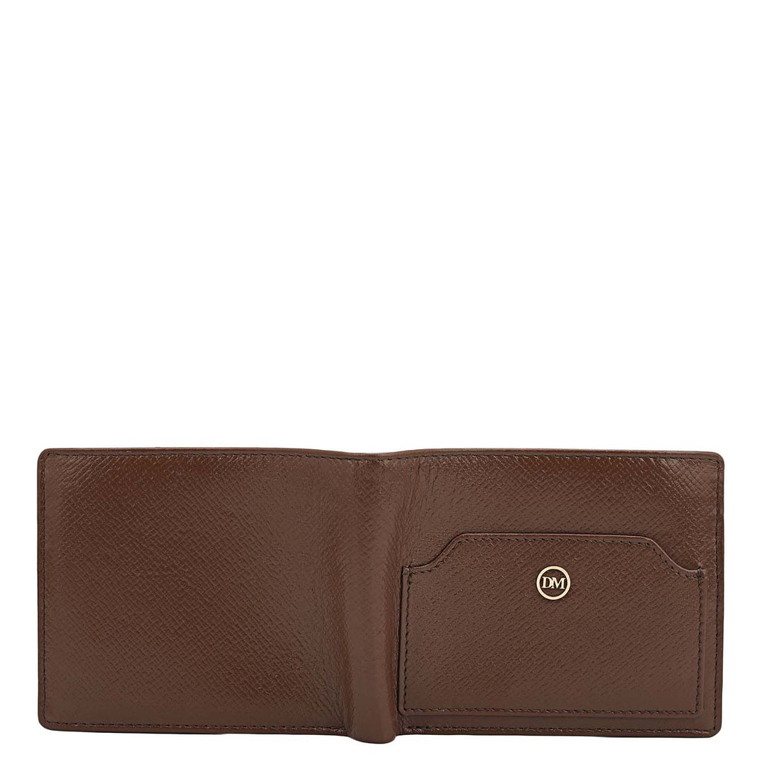 Date Bifold Leather Mens Wallet