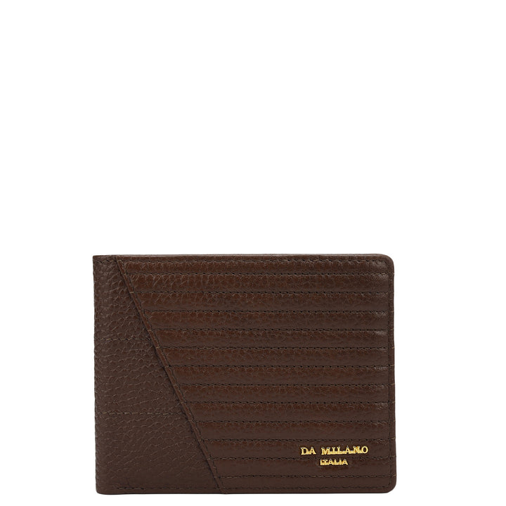 Espresso Bifold Leather Mens Wallet