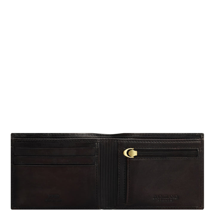 Brown Bifold Leather Mens Wallet