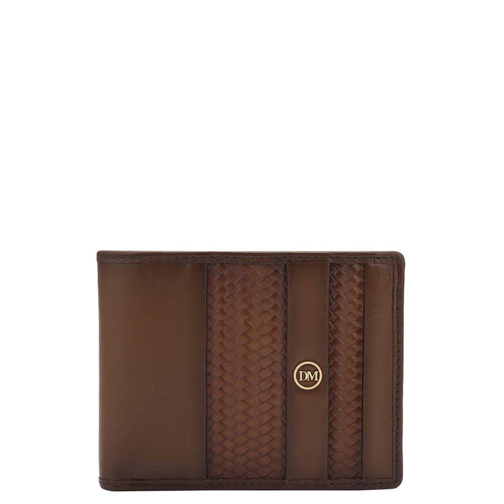 Cognac Bifold Leather Mens Wallet