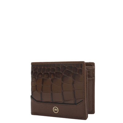 Date Bifold Leather Mens Wallet