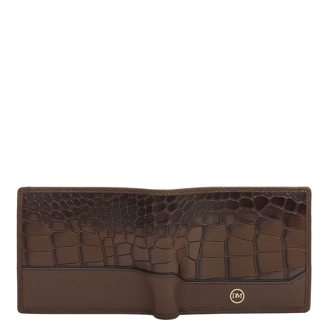 Date Bifold Leather Mens Wallet