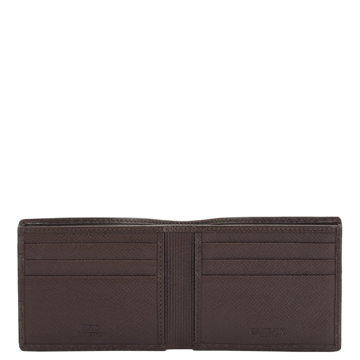 Chocolate Bifold Leather Mens Wallet