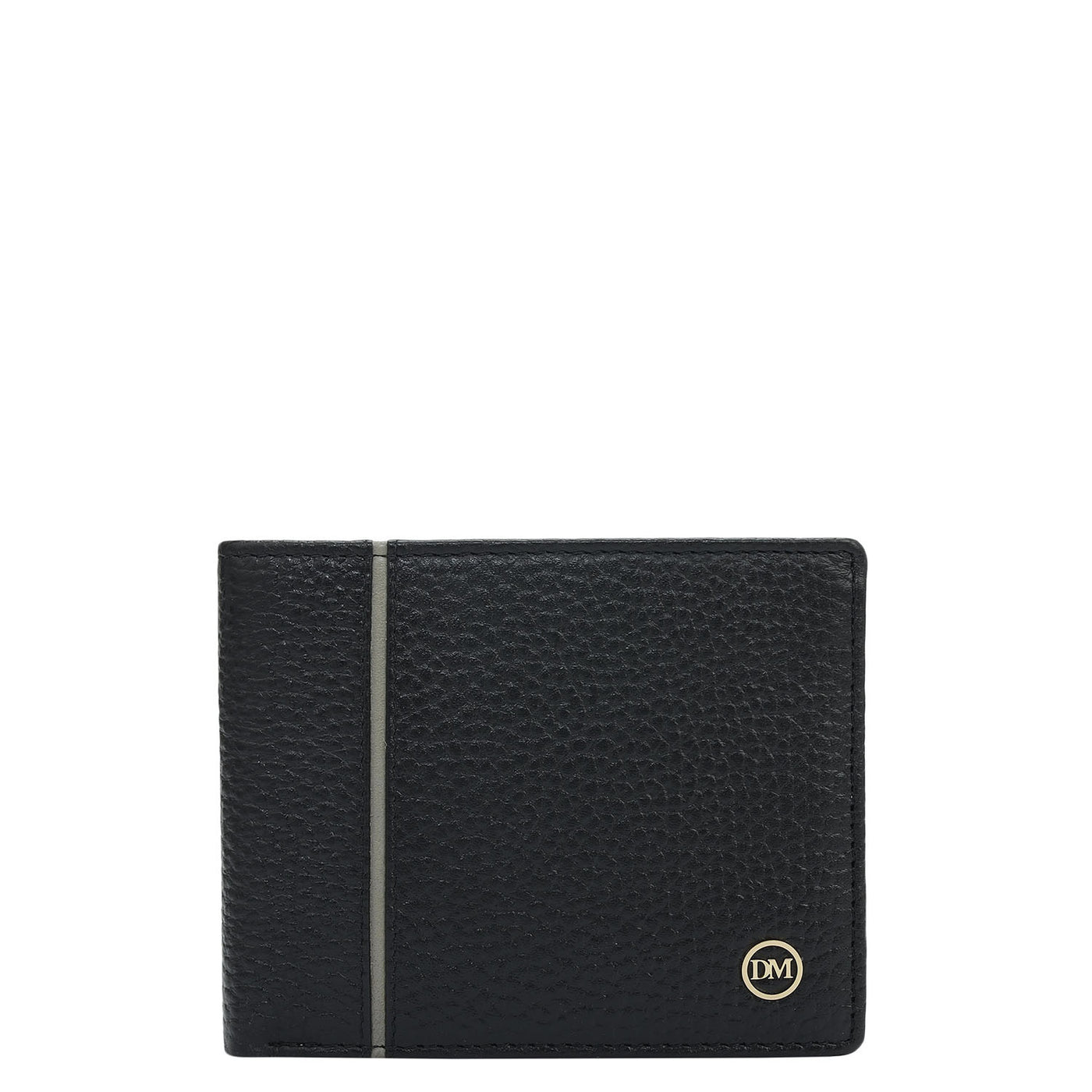 Black Bifold Leather Mens Wallet