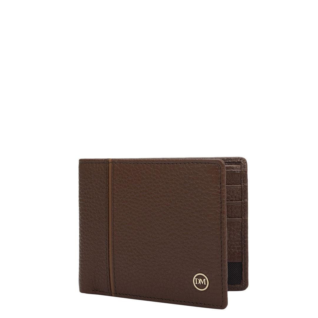 Espresso Bifold Leather Mens Wallet