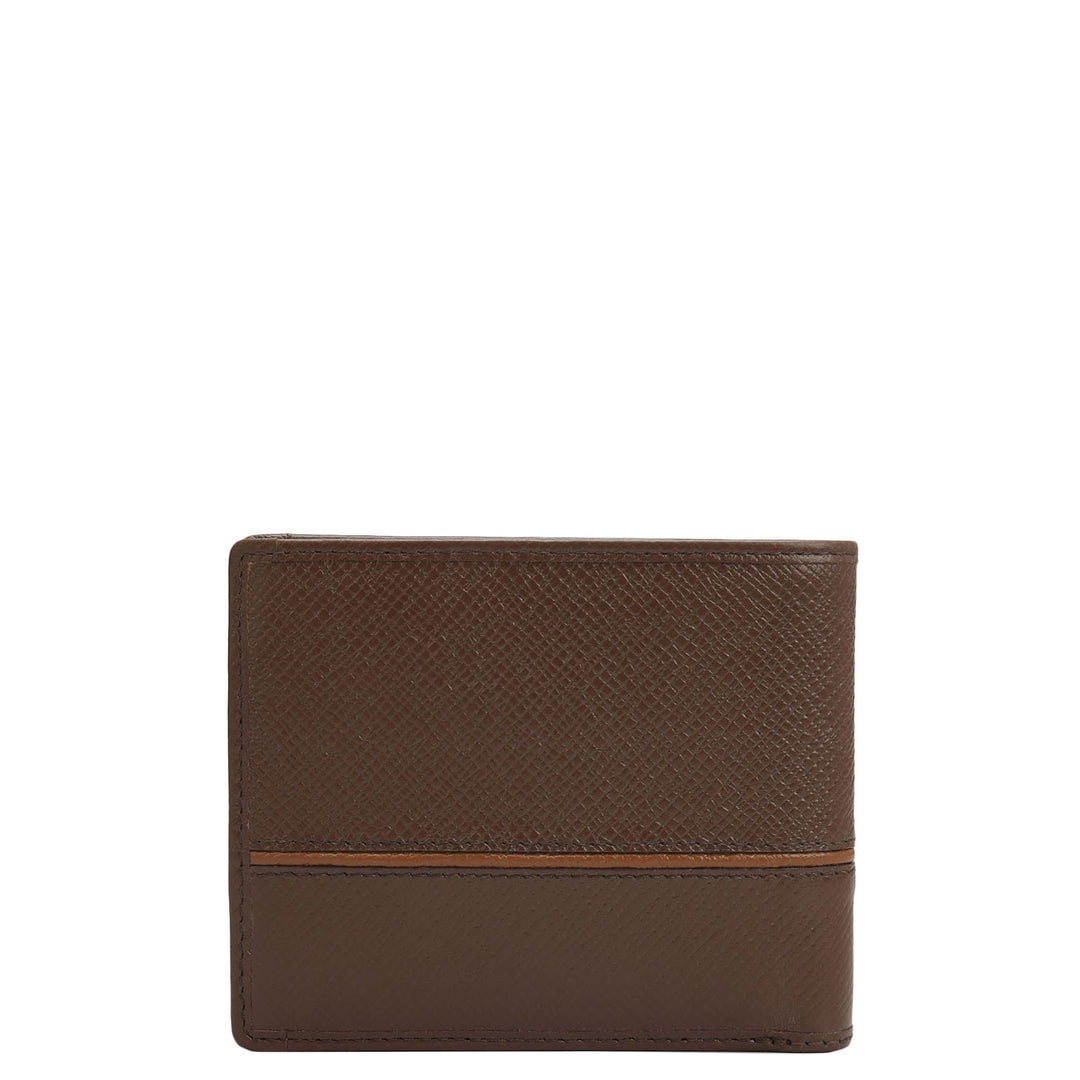 Date Bifold Leather Mens Wallet