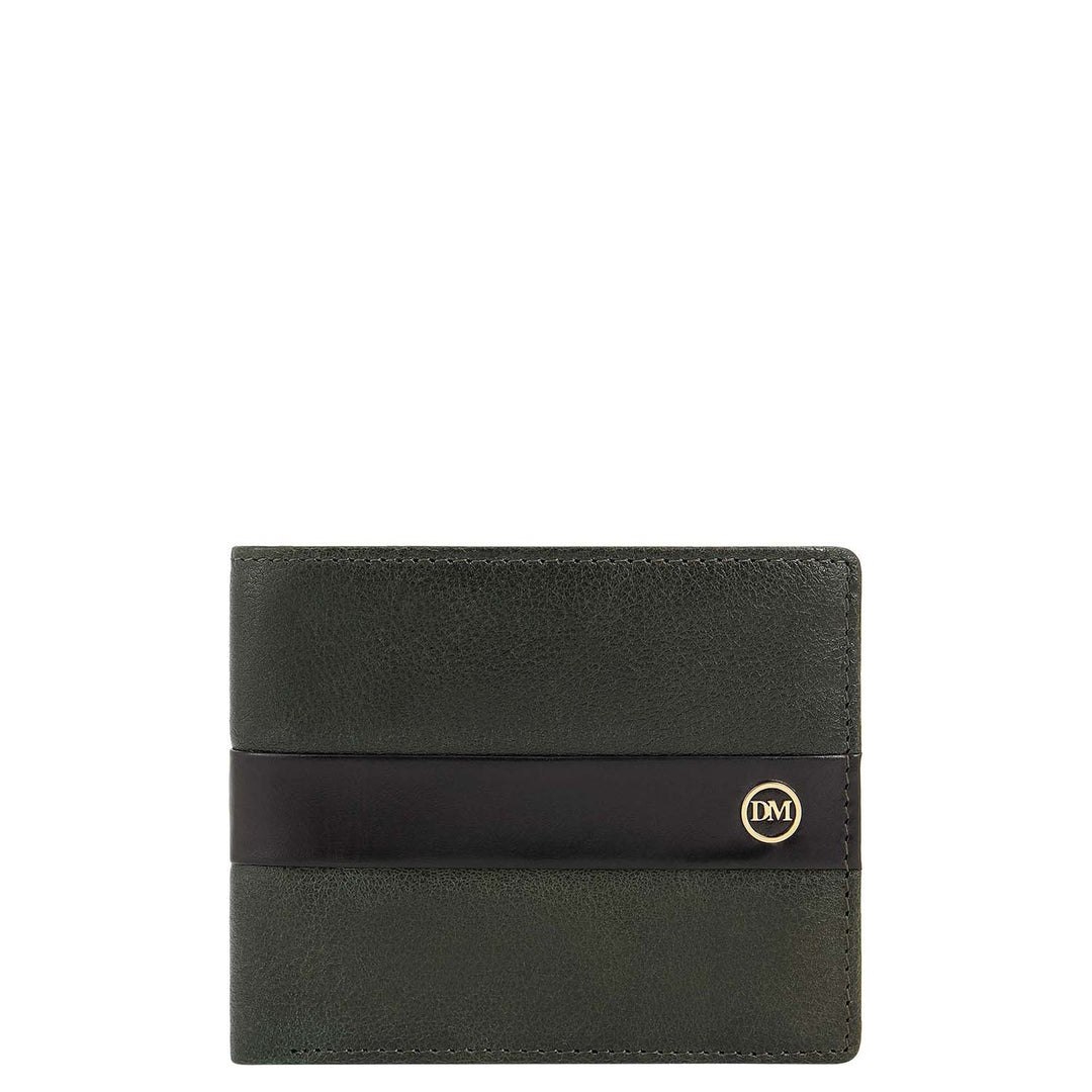 Bifold Men's Wallet - Petrol Green