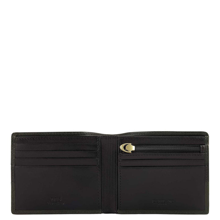 Bifold Men's Wallet - Petrol Green